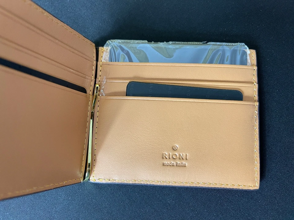 Cartera para hombre NOS RIONI NUEVA CON ETIQUETAS Hecha en Italia Foto 2 de 4