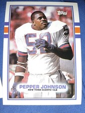 1989 Topps - Pepper Johnson #176