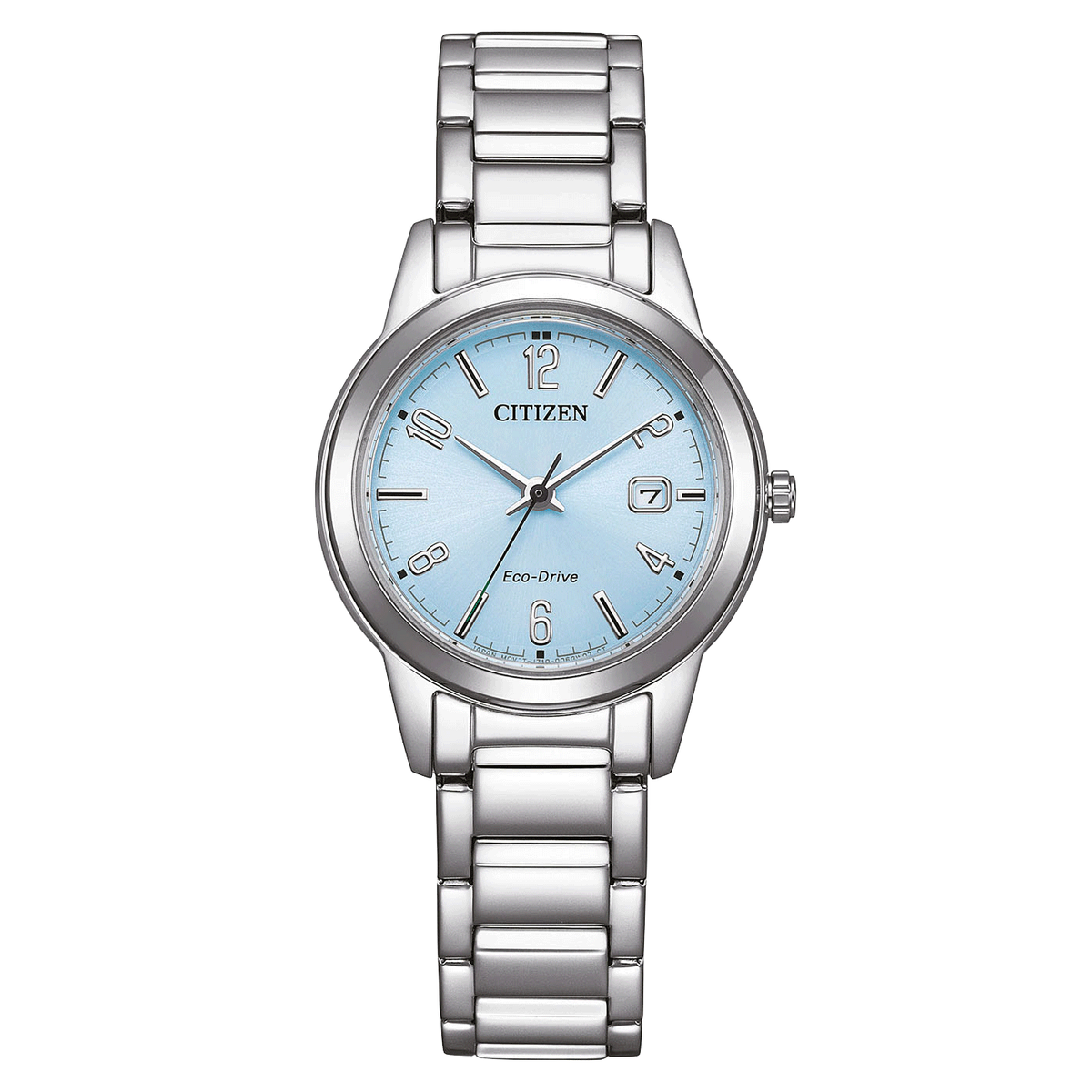 CITIZEN ソーラー シェル文字盤 E011-S044171 レディース時計 Citizen Lady Eco-Drive Blue Dial Eco-Drive Watch - FE1241-71L NEW