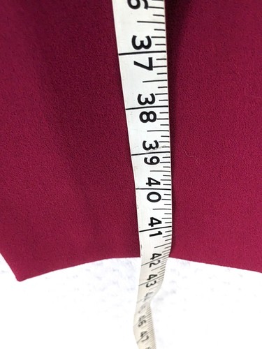 LK BENNETT Pink Ruched Mari Sheath Dress Sz 18 Asymmetrical Neck Short Sleeve - Picture 13 of 13