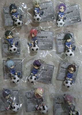 Blue Lock Petit Nonri Mas Complete Keychain Set Lot 12