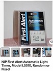 First Alert Automatic/Random/Fixed Light Switch — photo 2
