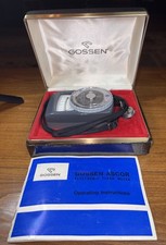 VTG Gossen Cordless Electronic Flash Meter w/ Neckstrap In Original Box  Case