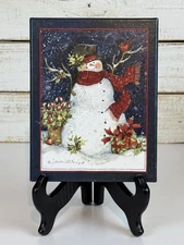NEW Susan Winget "Snowman Scarf" Boxed Christmas Cards 18 w Envelopes Lang 2013