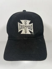 West Coast Choppers Vintage Hat Snapback Jesse James Y2K Wool Blend Black