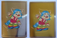PANINI SHE-RA extra LOO KEE gold and silver stickers