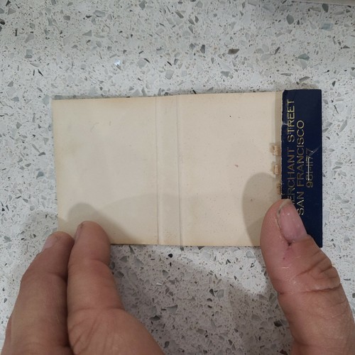 VINTAGE Tge Blue Fox San Francisco California MATCHBOOK RARE NICE - Picture 3 of 3