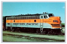 Postcard: Rail: Western Pacific Railroad 913 F Unit - Unposted