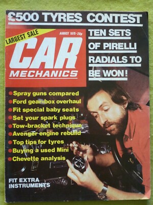 CAR MECHANIC / AUG 1975 / FORD GEAR-BOX OVERHAUL / SET YOUR SPARK PLUGS
