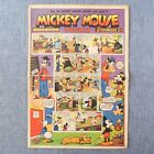 1938 Mickey Mouse Weekly Comics Vol. 3 No. 140 Walt Disney Vintage Newspaper