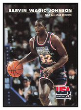 1992 Skybox Magic Johnson Team USA Basketball #34 Los Angeles Lakers