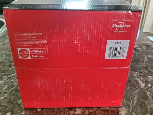 NEW Coca Cola Coke Can Mini Fridge Refrigerator Koolatron Portable Cooler CC06 - Picture 3 of 3