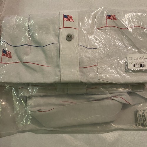 Travis Mathew Men’s Shirt Small Star Spangled Banner Patriotic 4th Of July NWT - Picture 5 of 5