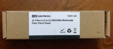 Cable Matters 24 Fibers LC to LC OM3/OM4 Multimode Fiber Patch Panel