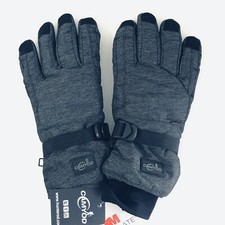 NEW Camyod Mens Thinsulate 3M Gloves Gray And Black Size M