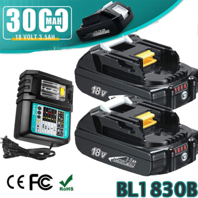replacement For Makita 18V Lithium ion Battery or Charger