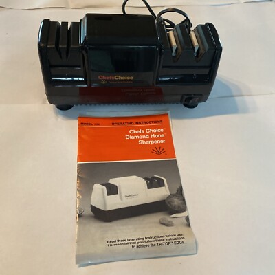 Chefs Choice Diamond Hone Professional Knife Sharpener Model 100 Trizor Edge