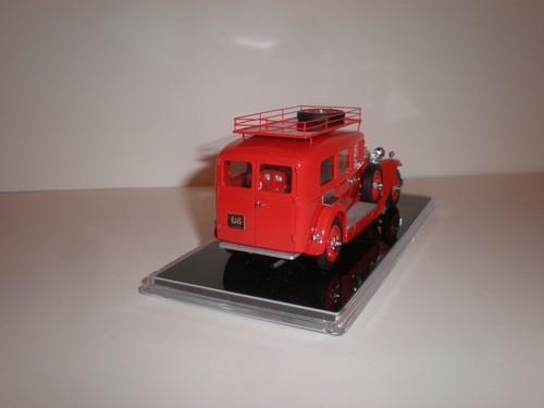 1/43 1930 Mercedes Benz 460 "Nurburg" Fire Limousine Handmade - Picture 8 of 9