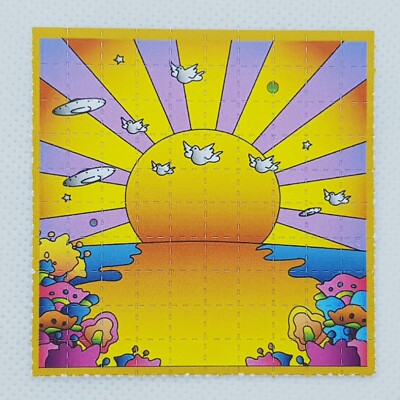 California Sunshine Blotter Art LSD ACID Art Psychedelic Art Classic Design