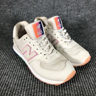 New Balance 574 Outer Glow Linen Candy Pink Women's 9.5 WL574SOL Shoes  Sneakers | eBay