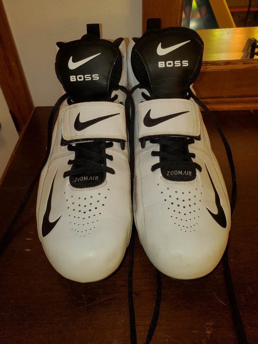 Mens Nike Air Zoom Boss Shark Football Cleats White/Black | eBay display picture 3