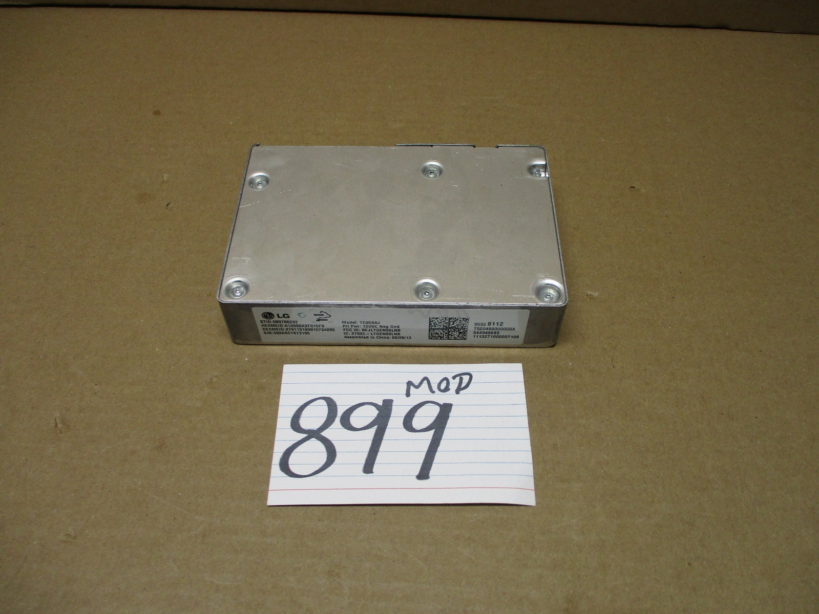 2014 Chevrolet Malibu Onstar Control Module Computer #899-MOD 