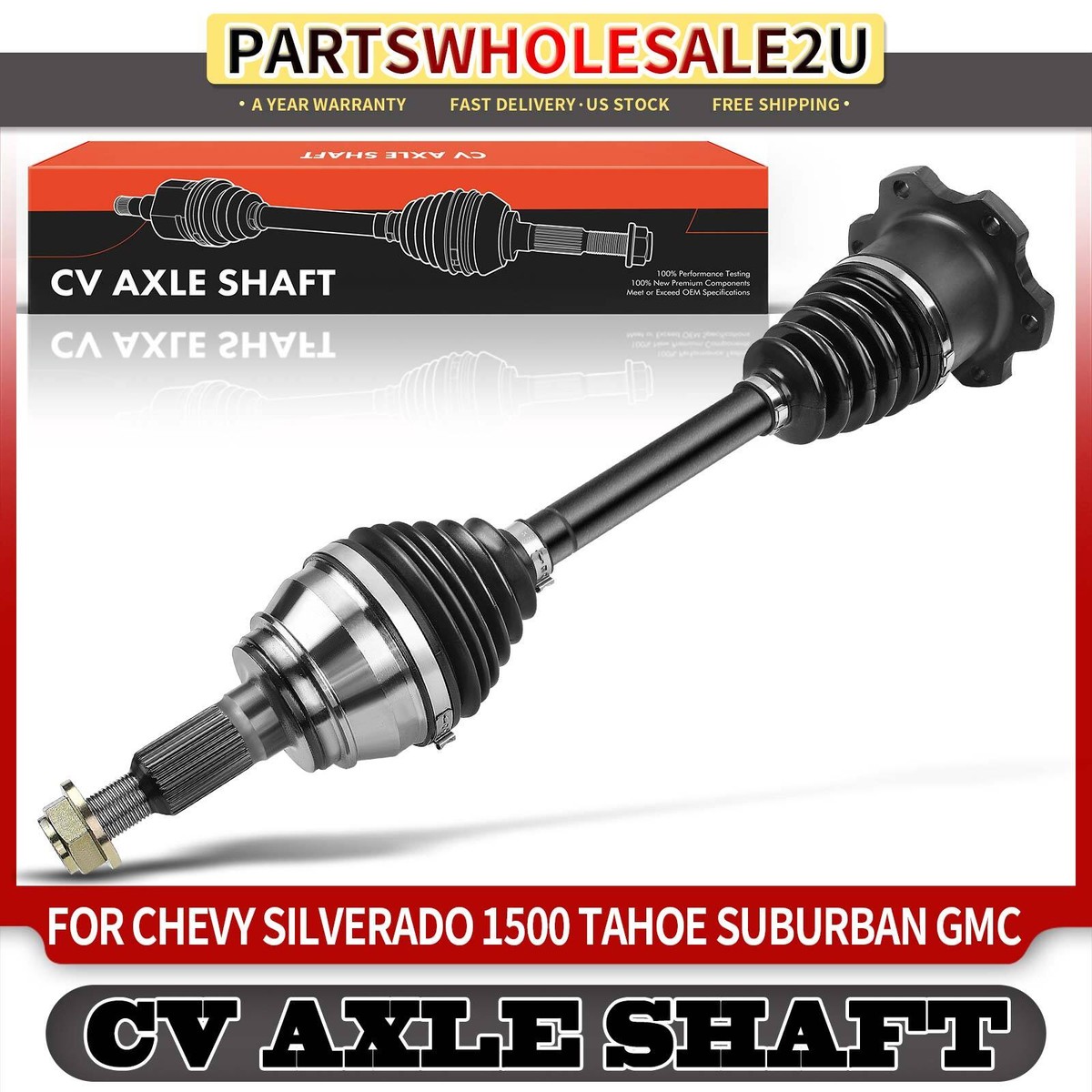 Cardan Avant Droit CV Axle Shaft Assembly For Chevrolet GM Trucks - Front  Left/Right Replacement Cv Axel