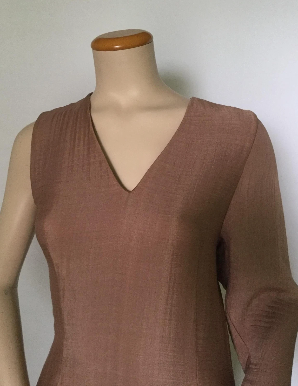 ACNE STUDIOS NUOVO abito cloqué asimmetrico contorto acne studio Sage (taglia 36 FR US 4) $1.250