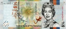 Bahamas Neuer 50-Cents-Schein Pick 77 UNC Uncirculated
