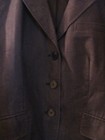 WOMENS BLAZER/JACKET TALBOTS SZ 10 DARK NAVY BLUE LINED 3 BUTTONS — photo 2