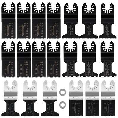 20PC Accessory Kit for Oscillating Multi-Tool Saw Blades Toolman STH065