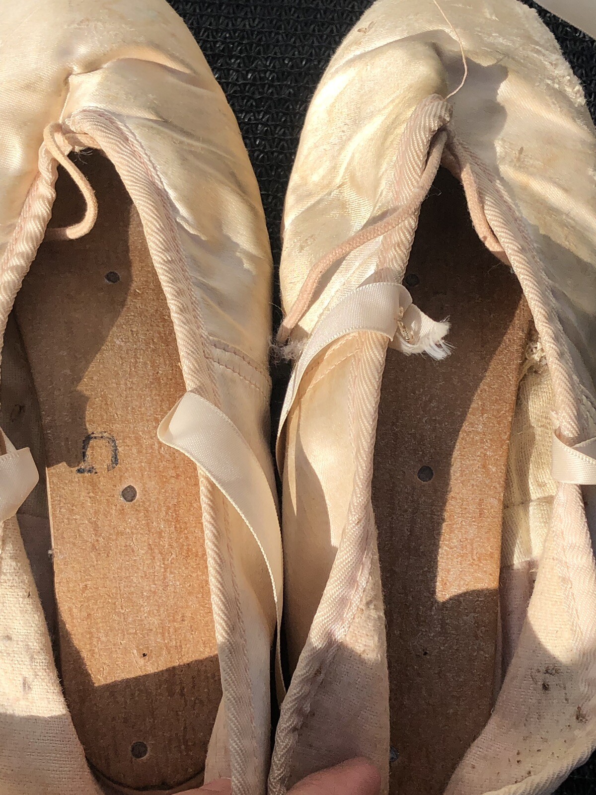 Used Worn Pointe Shoes Ballet Professional Ballerina Gem