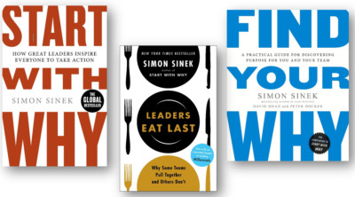 Simon Sinek 3 Books Collection Set (Leaders Eat Last, Start With Why, Find Your)