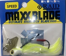 Raid Japan Bladed Jig Maxx Blade Type-Speed 14g 08 Chartback Pearl Chatterbait