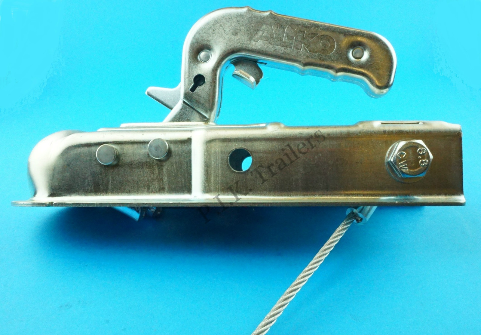 Trailer Safety Breakaway Secondary Coupling Cable for UNBRAKED TRAILERS