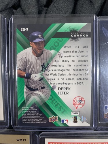 Lote mixto de 5 cartas Derek Jeter: Upper Deck Victory, Starquest, Topps, Stadium Club - Imagen 8 de 12