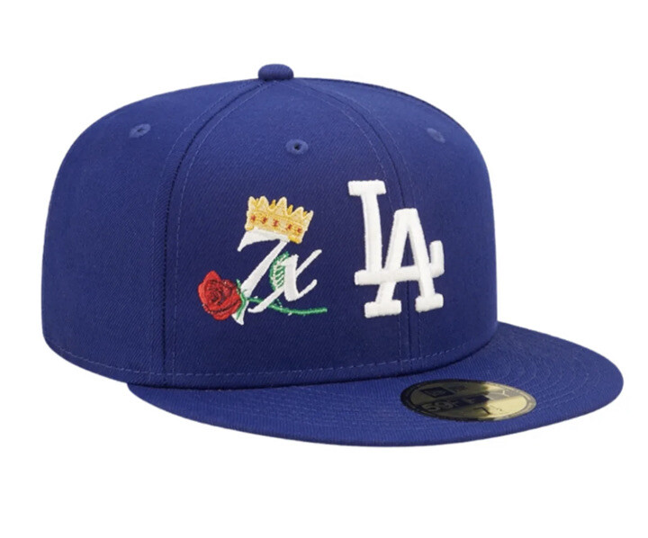 New Era 59FIFTY LA Dodgers Crown 7X Champs Blue Fitted Hat
