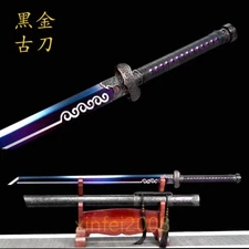 Handmade Chinese Kung Fu Sword 1095 Carbon Steel Blade Wushu Dao Sharp Full Tang