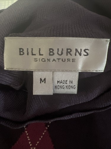 Neu mit Etikett Damen M Argyle Bill Burns Signature ärmelloses Stricktop leicht hoher Ausschnitt - Bild 8 von 8
