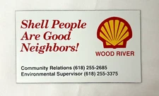 SHELL People Are Good Neighbors Fridge Magnet Vintage Advertising Oil & Gas