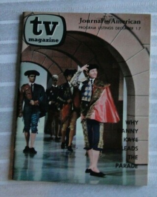 Vintage Digest Sized  TV Magazine 1963 Why Danny Kaye Leads the Parade       104