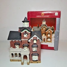 Dickens Keepsake Christmas on Mainstreet Christmas Village Porcelain House 8"