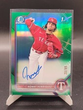 2022 Bowman Chrome Ronny Henriquez Green Refractor Auto /99 CPA-RH Twins