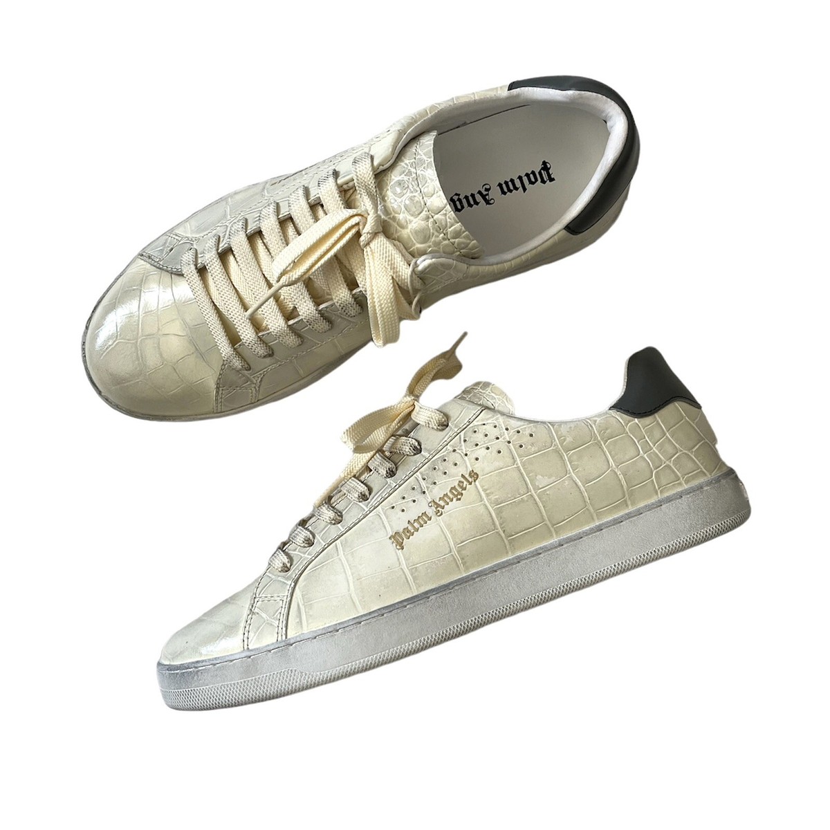 NEW Palm Angels Croc-effect leather Fashion Sneakers size 43 NEW Palm Angels Croc-effect leather Fashion Sneakers size 43