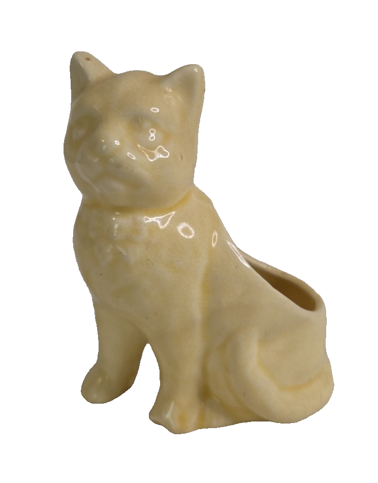 Vintage Ceramic Cat Planter 4.5 in × 3.5 in × 2 in MCM | eBay