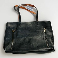 Miztique Hobo Large Handbag Black Vegan Leath...