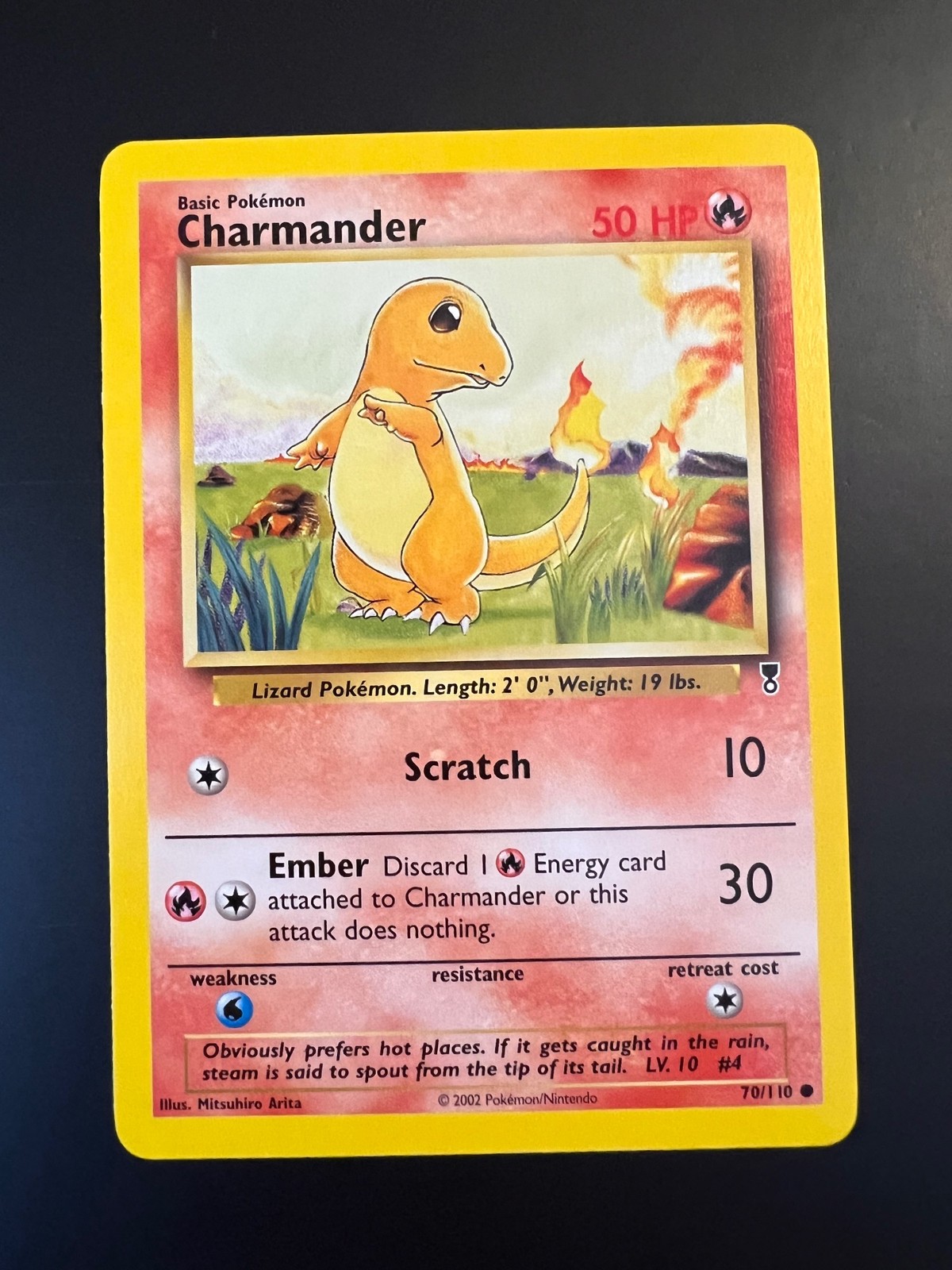 CHARMANDER 70/110 COMMON LEGENDARY COLLECTION POKEMON NM