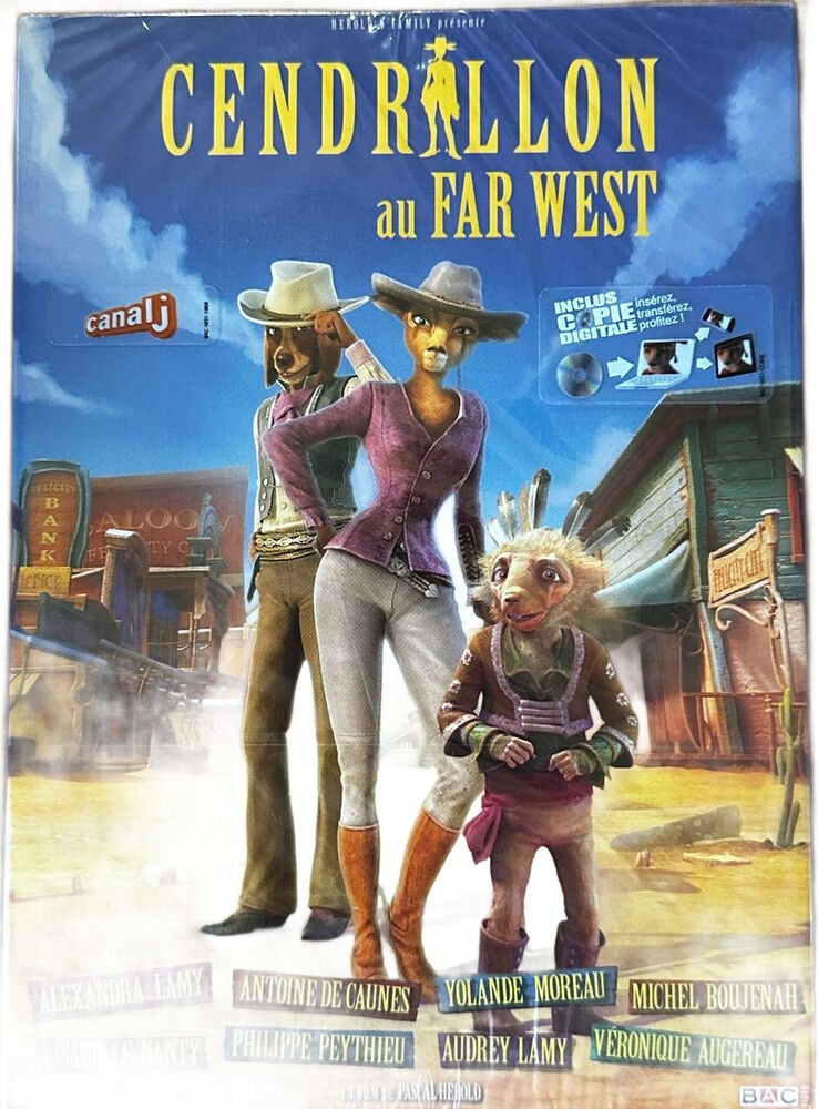 Cendrillon Au Far West Blu-ray FR Import New Sealed In Blister | Millimages
