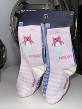 Baby Gap Mermaid Animal Days Of The Week Socks 7 Pairs 4-5 years