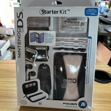 Nintendo DS Starter Kit (Black/Pink) New 2009